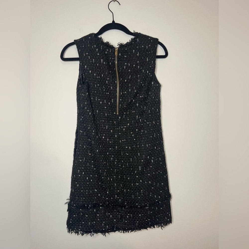 Walter Baker Bethani Tweed Mini Dress – Black Bouclé Shift – Size 2 NWT - Picture 5 of 12
